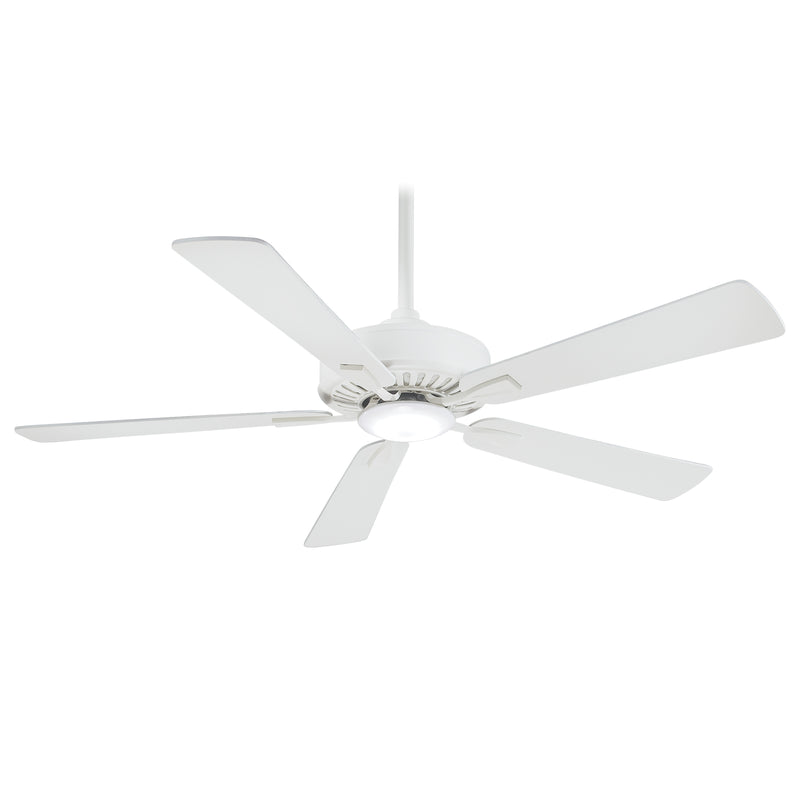 Minka-Aire F556L-WH Contractor Plus LED 52" Ceiling Fan, White Main Image.jpg