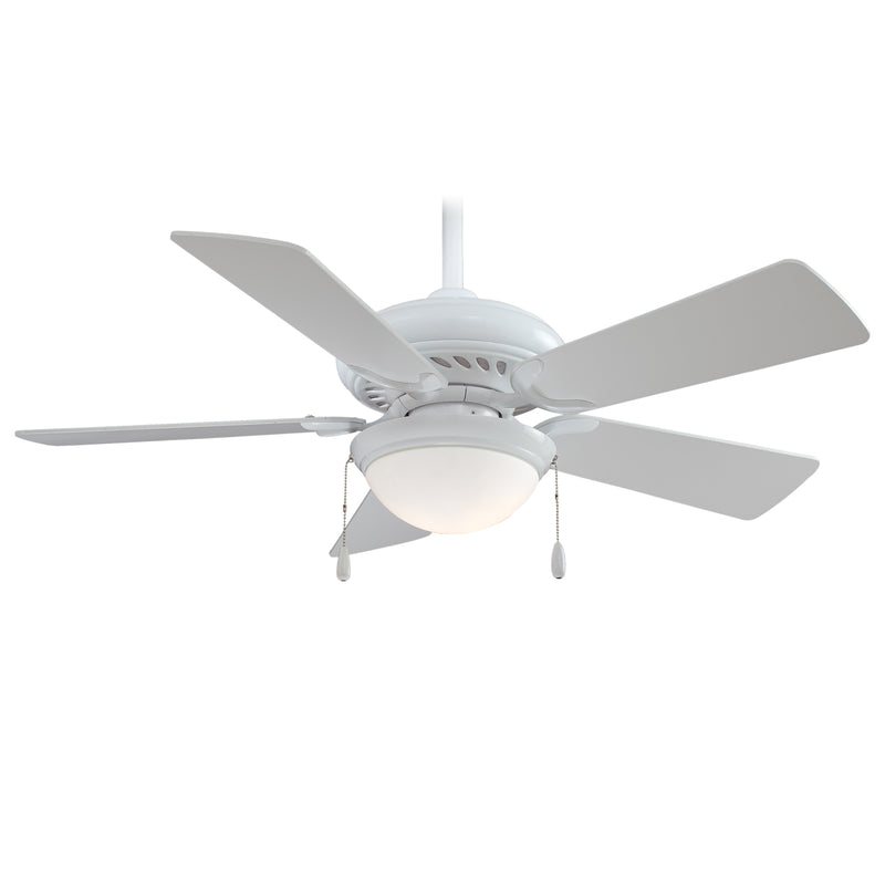 Minka-Aire F563L-SP-WH Supra LED 44" Ceiling Fan, White Main Image.jpg