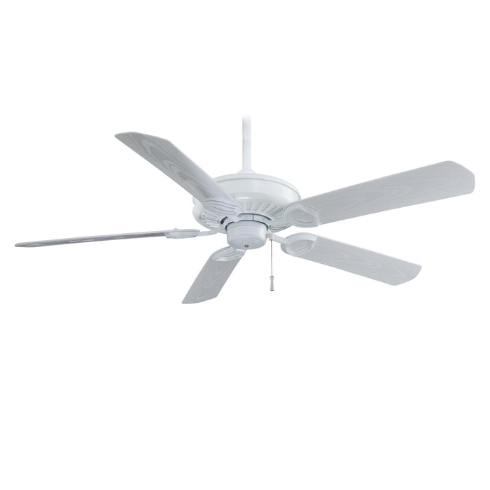 Minka-Aire F589-WH Sundowner 54" Ceiling Fan, White Main Image.jpg