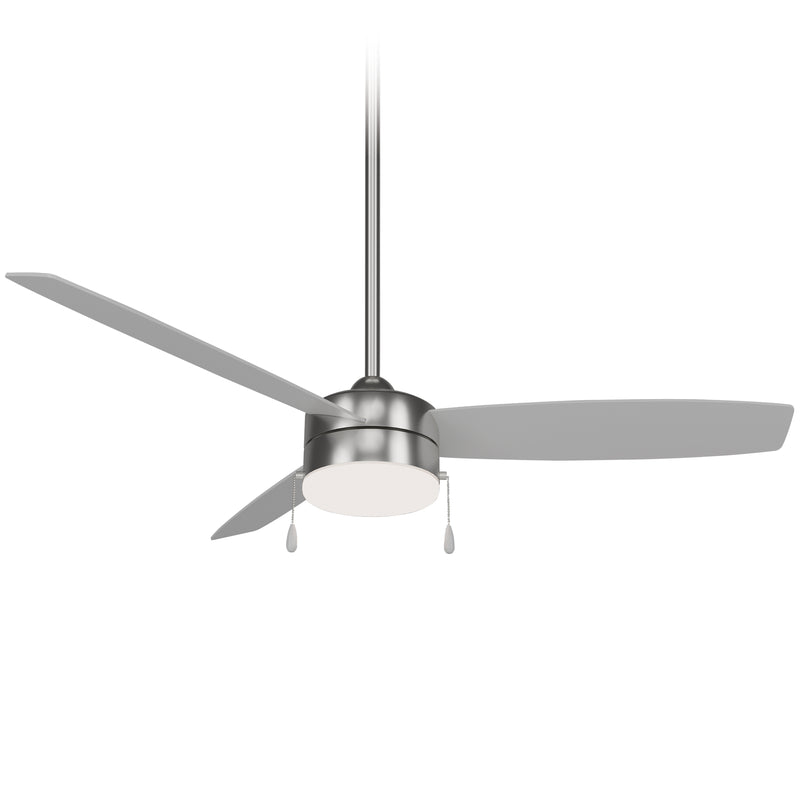 Minka-Aire F670L-BN/SL Airetor III 54" Ceiling Fan, Brushed Nickel W/ Silver Main Image.jpg