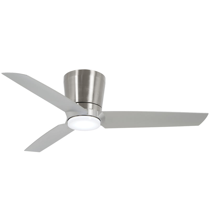 Minka-Aire F671L-BN/SL Pure 48" Ceiling Fan, Brushed Nickel W/ Silver Main Image.jpg