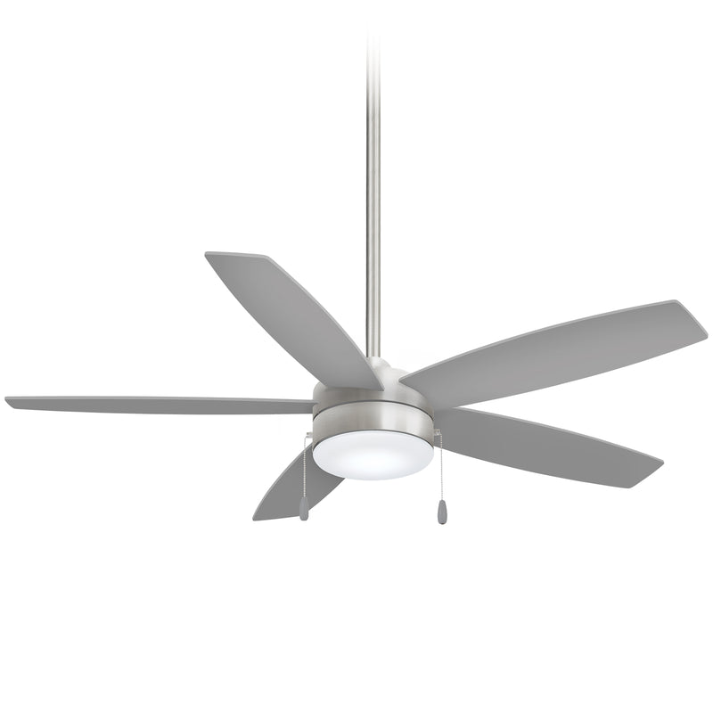 Minka-Aire F673L-BN/SL Airetor 52" Ceiling Fan, Brushed Nickel W/ Silver Main Image.jpg