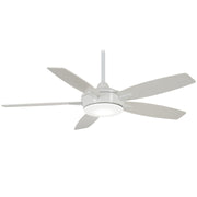Minka-Aire F690L-WH Espace 52" Ceiling Fan, White Main Image.jpg