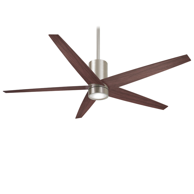 Minka-Aire F828-BN/DW Symbio 56" Ceiling Fan, Brushed Nickel/Dark Walnut Main Image.jpg