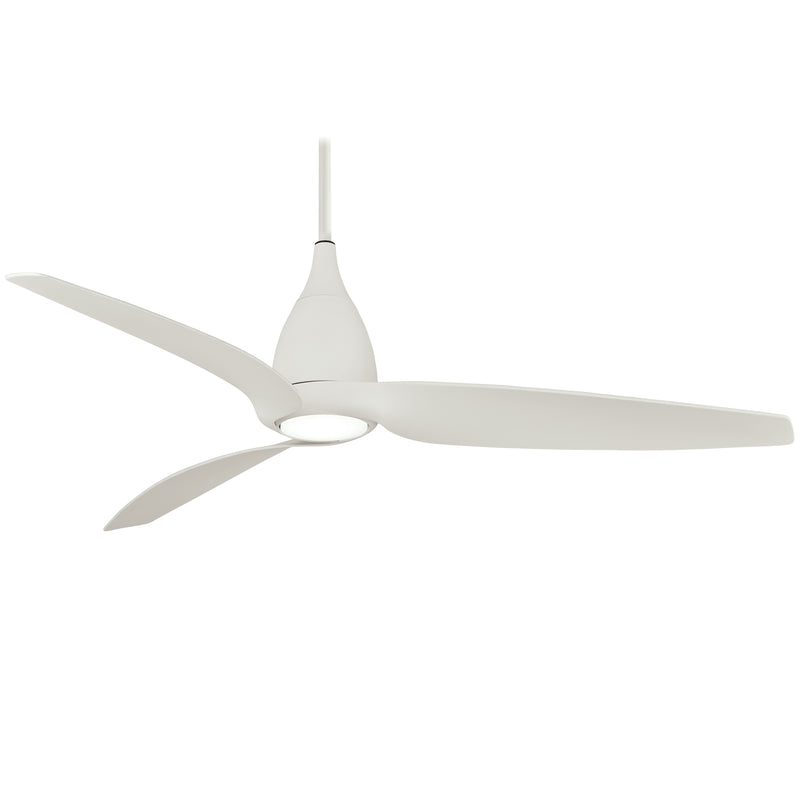 Minka-Aire F831L-WHF Tear 60" Ceiling Fan, Flat White Main Image.jpg
