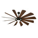 Minka-Aire F870L-TCL/DK Windmolen - LED 65" Smart Ceiling Fan, Textured Coal w/ Distressed Koa Blades Main Image.jpg