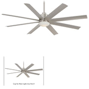 Minka-Aire F888L-BNW Slipstream LED 65" Ceiling Fan, Brushed Nickel Wet Main Image.jpg