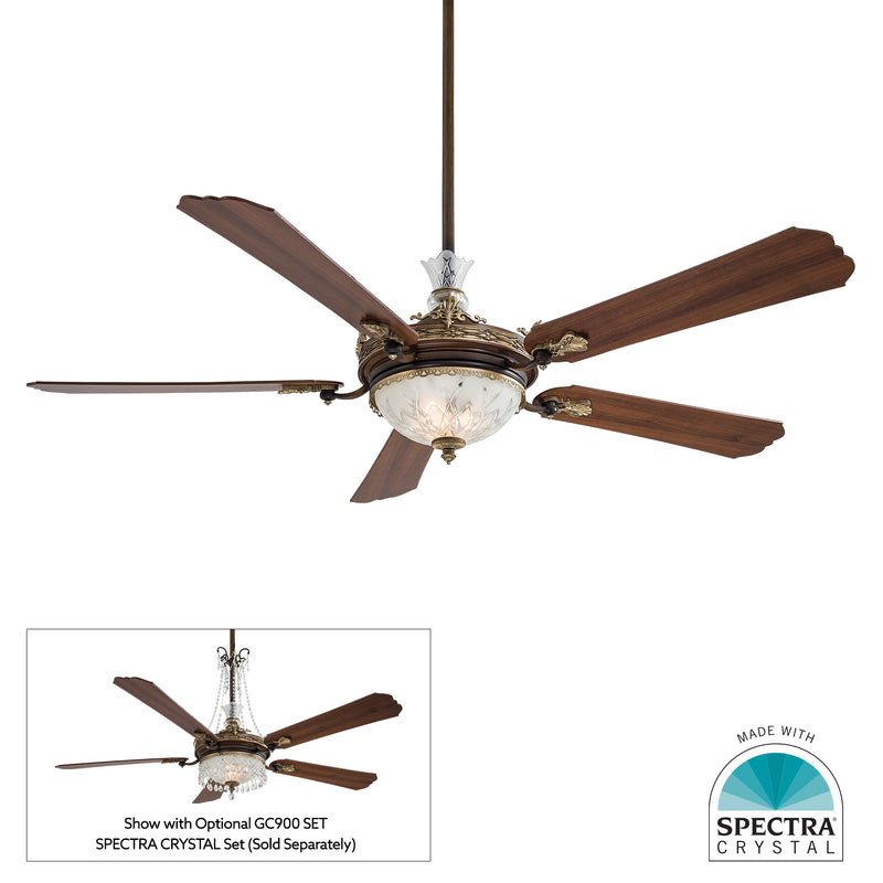 Minka-Aire F900L-BCW Cristafano LED 68" Ceiling Fan, Belcaro Walnut Main Image.jpg