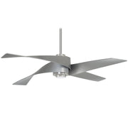 Minka-Aire F903L-BN/SL Artemis IV 64" Ceiling Fan, Brushed Nickel W/ Silver Main Image.jpg