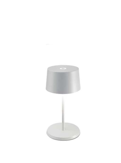 Zafferano LD0860B4 Olivia LED Table Lamp, White Main Image.jpg