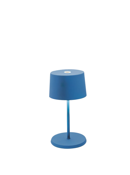 Zafferano LD0860K4 Olivia LED Table Lamp, Capri Blue Main Image.jpg