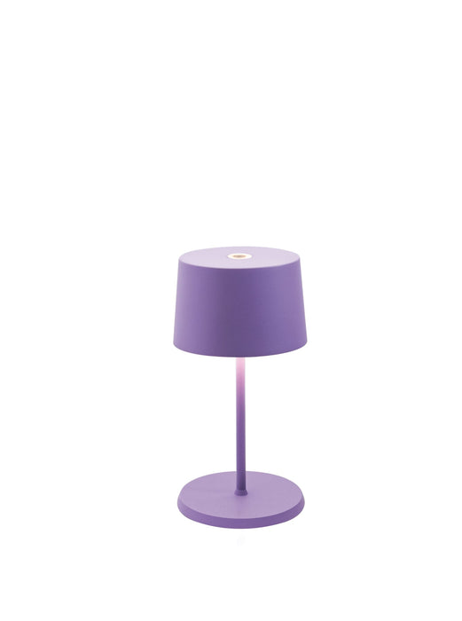 Zafferano LD0860L4 Olivia LED Table Lamp, Lilac Main Image.jpg