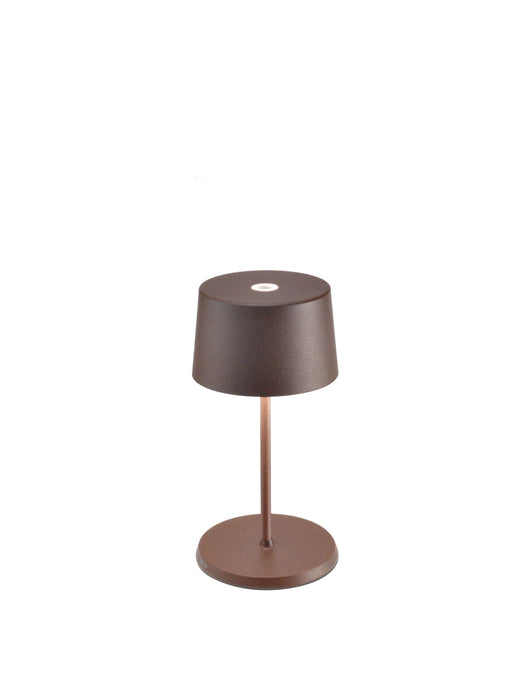 Zafferano LD0860R4 Olivia LED Table Lamp, Rust Main Image.jpg