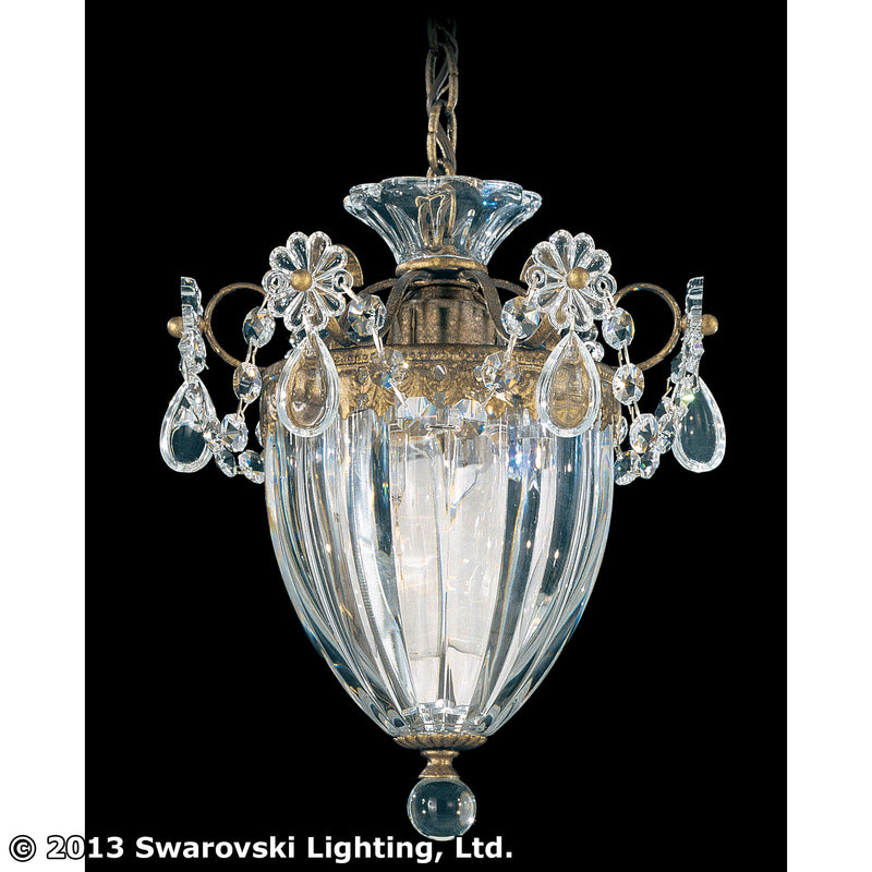 Schonbek 1241-23 Bagatelle One Light Mini Pendant, Etruscan Gold Main Image.jpg