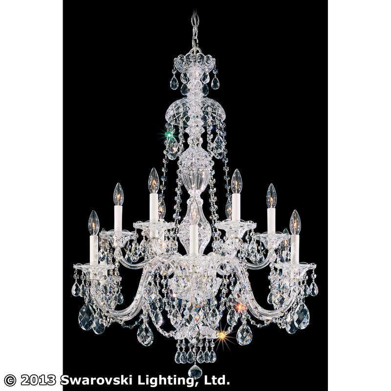 Schonbek 2997-40H Sterling 12 Light Chandelier, Silver Main Image.jpg