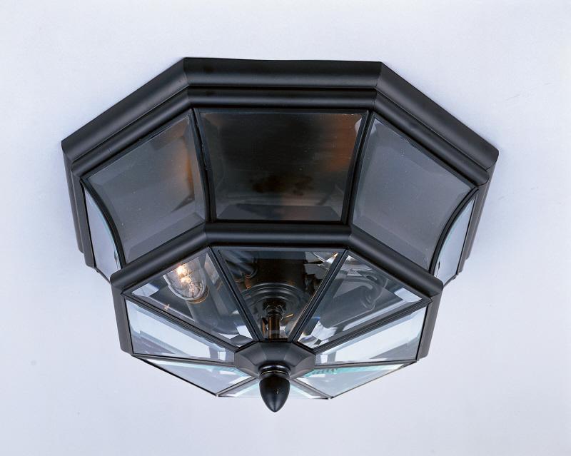 Francis Millar CL1794BK Classic Series Outdoor Flush Mount, Black Main Image.jpg