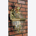 Francis Millar CL8317B Classic Series Outdoor Wall Lantern, Polished Brass Main Image.jpg