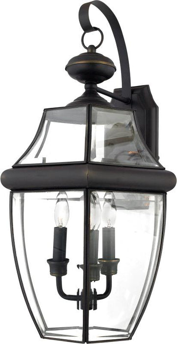 Classic Series 3 Light Outdoor Wall Lantern Alternate Image.jpg