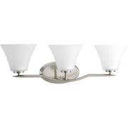 Progress P2006-09 Bravo Collection Three-Light Brushed Nickel Etched Glass Modern Bath Vanity Light Main Image.jpg