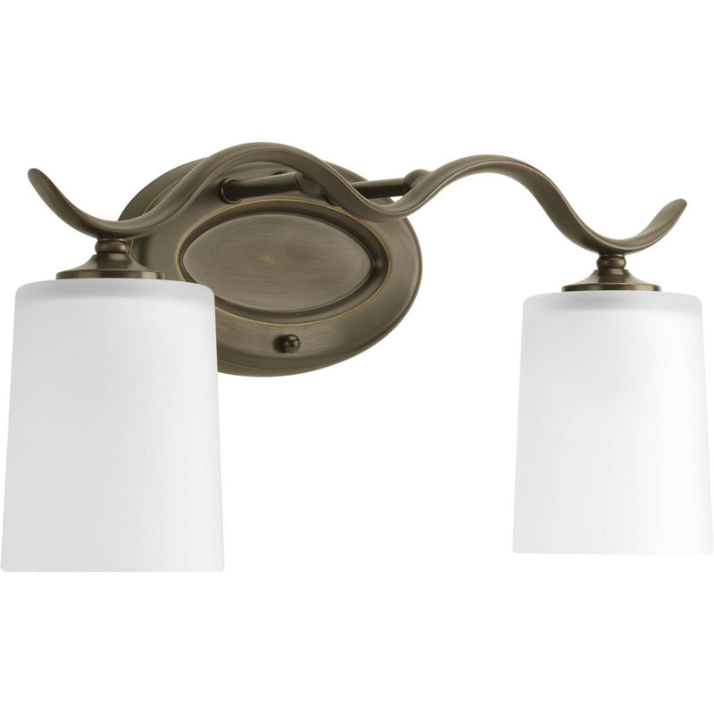 Progress P2019-20 Inspire Collection Two-Light Antique Bronze Etched Glass Traditional Bath Vanity Light Main Image.jpg