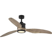 Progress P250002-143-30 Farris Collection Three-Blade Carved Wood 60" Ceiling Fan Main Image.jpg