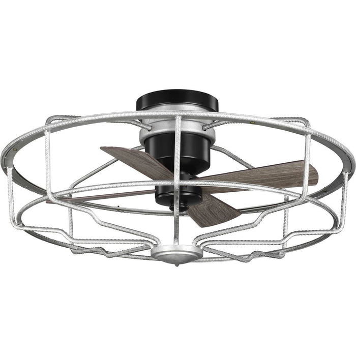 Progress P250006-141 Loring Collection 33" Four-Blade Galvanized Ceiling Fan Main Image.jpg