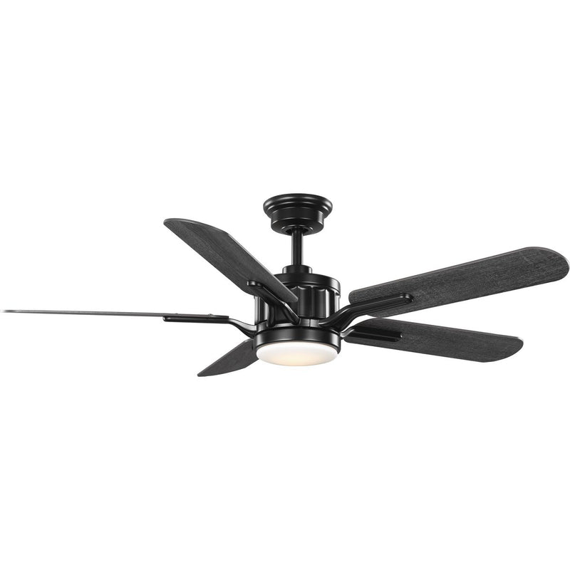 Progress P250007-031-30 Claret Collection 5-Blade Reversible Distressed Ebony/Grey Weathered Wood 54-Inch AC Motor LED Transitional Ceiling Fan Main Image.jpg