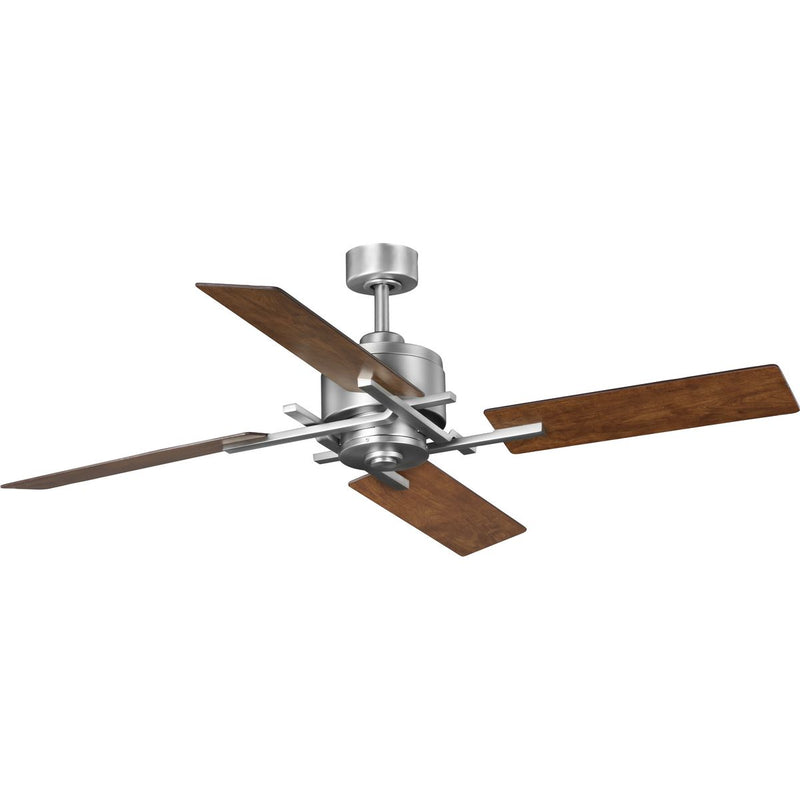 Progress P250024-081 Bedwin Collection 56" Four-Blade Antique Nickel Ceiling Fan Main Image.jpg