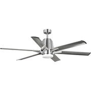 Progress P250026-009-30 Arlo Collection 60" Indoor/Outdoor Six-Blade Brushed Nickel Ceiling Fan Main Image.jpg