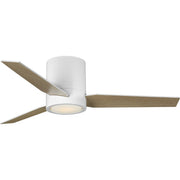 Progress P250058-028-30 Braden Collection 44" 3-Blade Matte White LED Mid-Century Modern Indoor Hugger Ceiling Fan Main Image.jpg