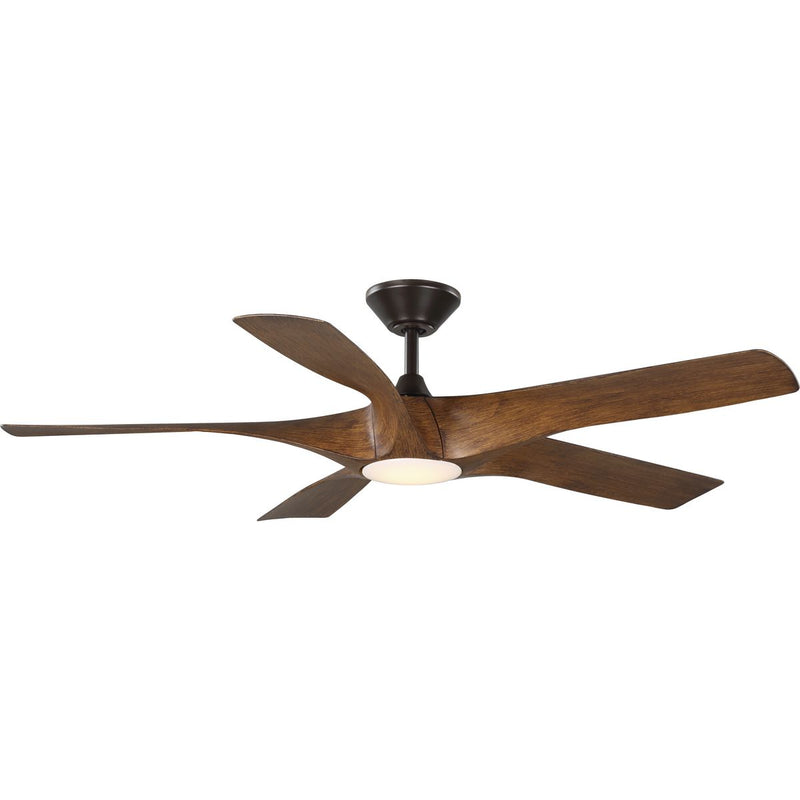 Progress P250059-179-30 Vernal Collection 60" Five-Blade Woodgrain LED Wifi Transitional Indoor/Outdoor Smart DC Ceiling Fan Main Image.jpg