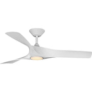 Progress P250060-028-30 Ryne Collection 52" 3-Blade Matte White LED Transitional Indoor/Outdoor DC Ceiling Fan Main Image.jpg