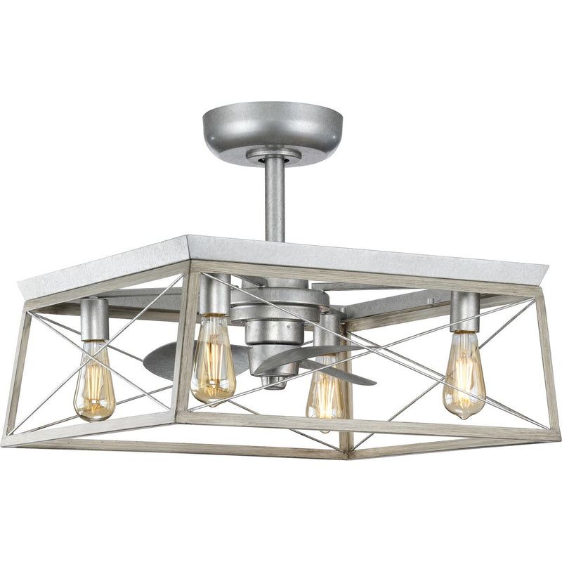 Progress P250067-141-WB Briarwood Collection 22-Inch 3-Blade Galvanized AC Motor  Farmhouse Ceiling Fan Main Image.jpg