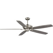 Progress P250070-152 Kennedale Collection 72-Inch Five-Blade DC Motor Transitional Ceiling Fan Grey Weathered Wood/Silver Main Image.jpg
