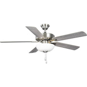 Progress P250078-009-WB AirPro 52 in. Brushed Nickel 5-Blade ENERGY STAR Rated AC Motor Ceiling Fan with Light Main Image.jpg