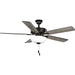 Progress P250082-31M-WB AirPro 52 in. Matte Black 5-Blade AC Motor Transitional Ceiling Fan with Light Main Image.jpg