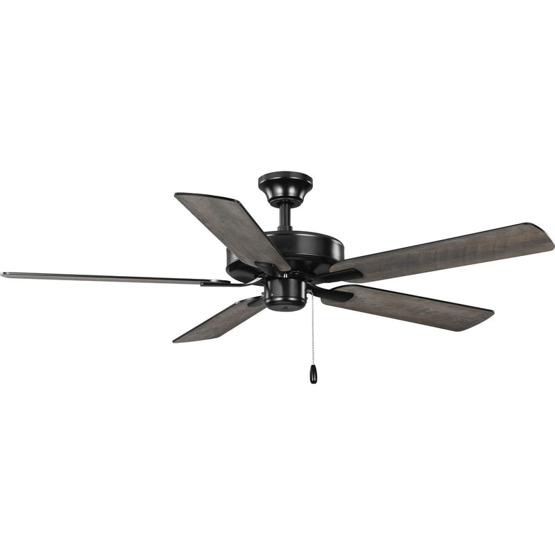Progress P250084-31M AirPro 52 in. Matte Black 5-Blade ENERGY STAR Rated AC Motor Transitional Ceiling Fan with Light Main Image.jpg