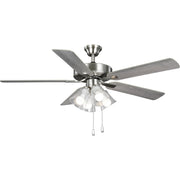 Progress P250085-009-WB AirPro 52 in. Brushed Nickel 5-Blade AC Motor Transitional Ceiling Fan with Light Main Image.jpg