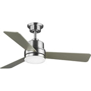 Progress P2555-0930K Trevina II Collection 44" Three-Blade Brushed Nickel Ceiling Fan Main Image.jpg