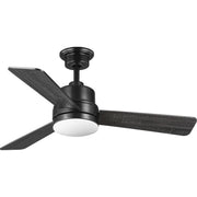 Progress P2555-3130K Trevina II Collection 44" Three-Blade Black Ceiling Fan Main Image.jpg