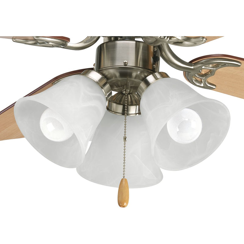 Progress P2600-09WB AirPro Collection Three-Light Ceiling Fan Light Main Image.jpg