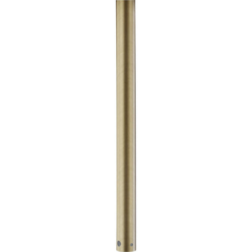 Progress P2603-163 AirPro Collection 12 In. Ceiling Fan Downrod in Vintage Brass Main Image.jpg