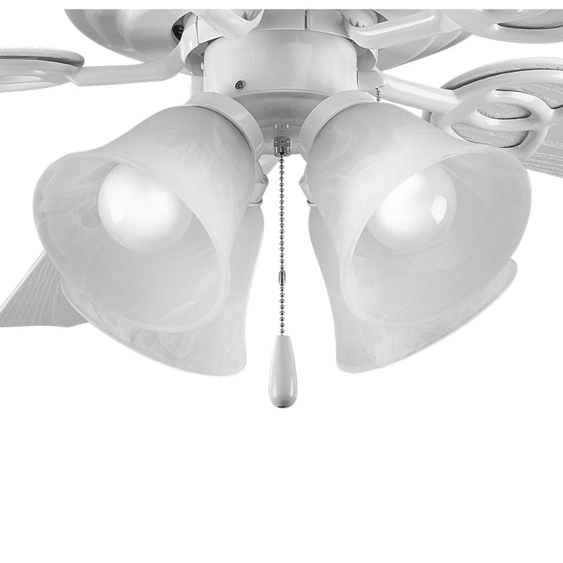 Progress P2610-30WB AirPro Collection Four-Light Ceiling Fan Light Main Image.jpg