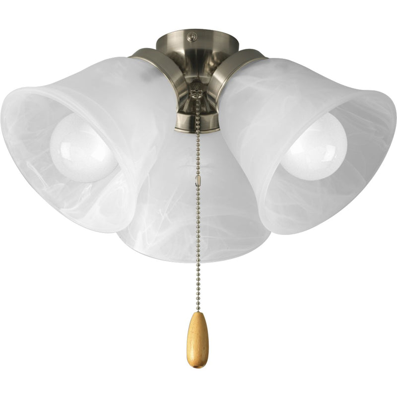 Progress P2642-09WB AirPro Collection Three-Light Ceiling Fan Light Main Image.jpg