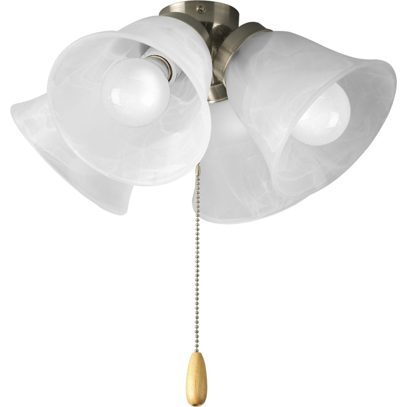 Progress P2643-09WB AirPro Collection Four-Light Ceiling Fan Light Main Image.jpg