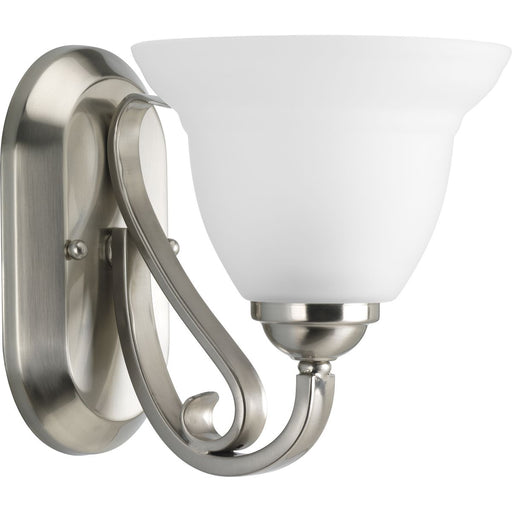 Progress P2881-09 Torino Collection One-Light Brushed Nickel Etched Glass Transitional Bath Vanity Light Main Image.jpg