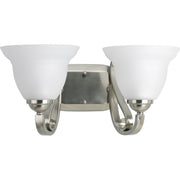 Progress P2882-09 Torino Collection Two-Light Brushed Nickel Etched Glass Transitional Bath Vanity Light Main Image.jpg