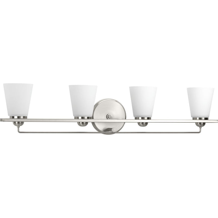 Progress P300003-009 Flight Collection Four-Light Brushed Nickel Etched Glass Coastal Bath Vanity Light Main Image.jpg