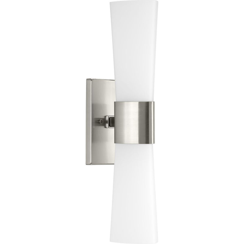 Progress P300062-009 Zura Collection Two-Light Brushed Nickel Etched Opal Glass Modern Bath Vanity Light Main Image.jpg