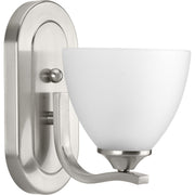 Progress P300095-009 Laird Collection One-Light Brushed Nickel Etched Glass Traditional Bath Vanity Light Main Image.jpg